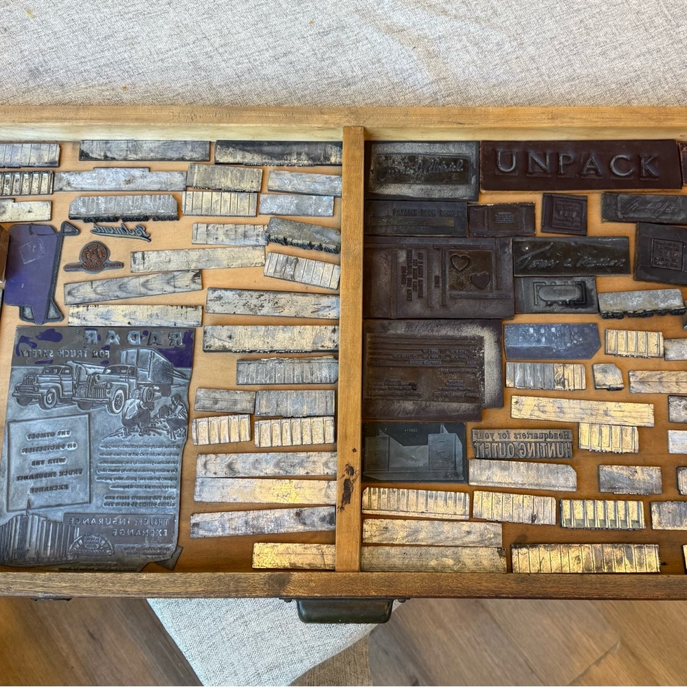 Vintage Printing Block Set - Picture 2 of 16